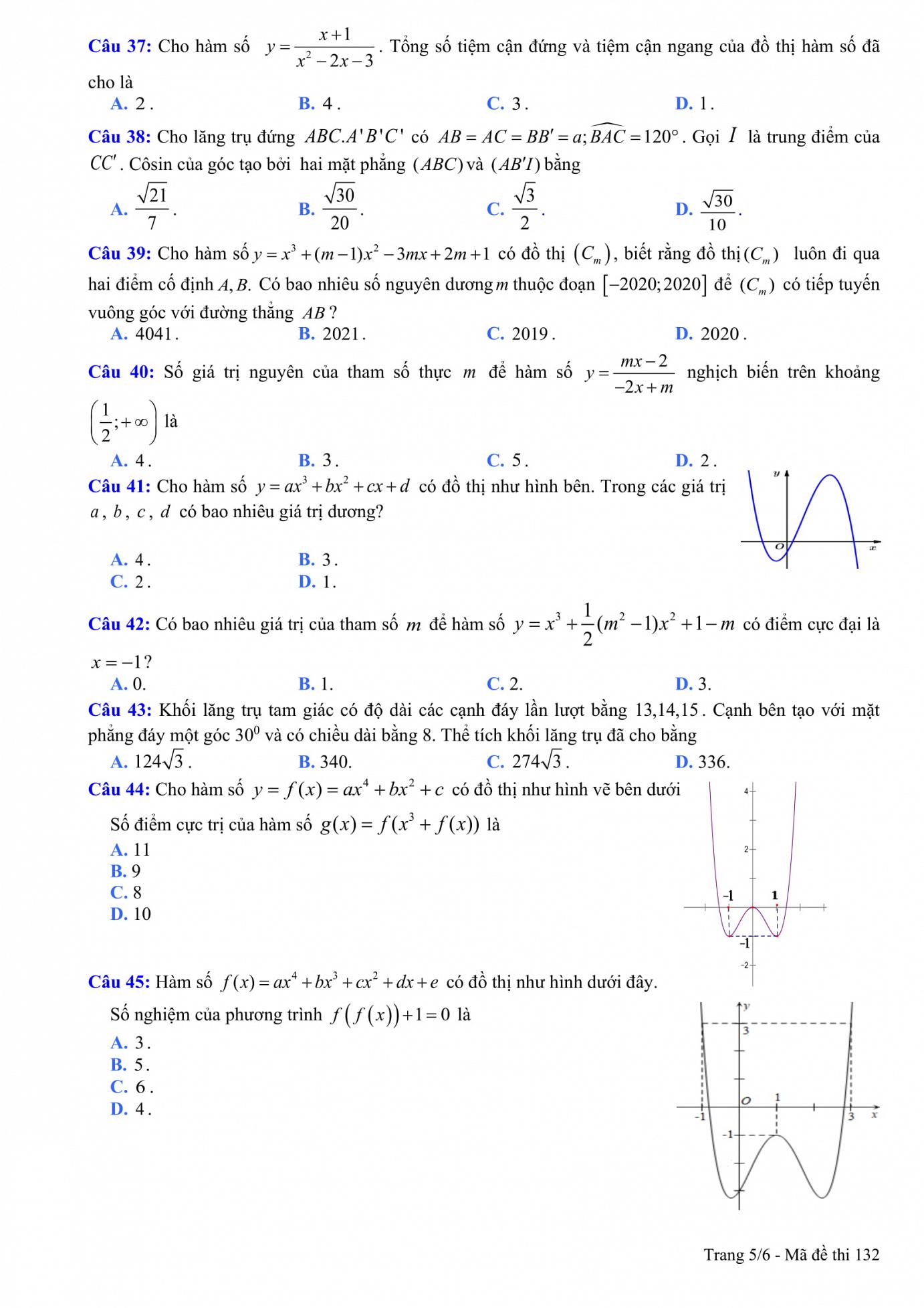 de-thi-thu-mon-toan-tot-nghiep-thpt-2021-co-dap-an