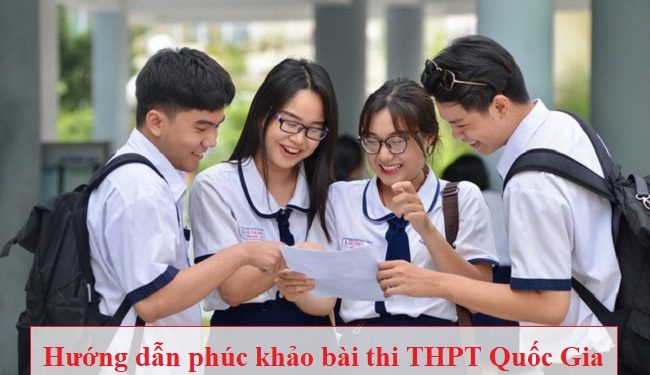 Cách phúc khảo điểm thi THPT quốc gia 2020