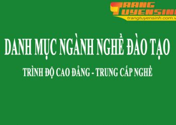 Danh mục nghề đào tạo trình độ Cao đẳng – Trung cấp
