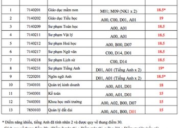 Điểm chuẩn đại học Công nghệ Đồng Nai năm 2020 lấy bao nhiêu điểm?