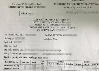 Thời gian và địa điểm nhận Giấy chứng nhận kết quả thi, Giấy chứng nhận tốt nghiệp tạm thời, học bạ 2020