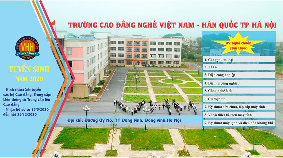 Trường Cao Đẳng Nghề Việt Nam- Hàn Quốc