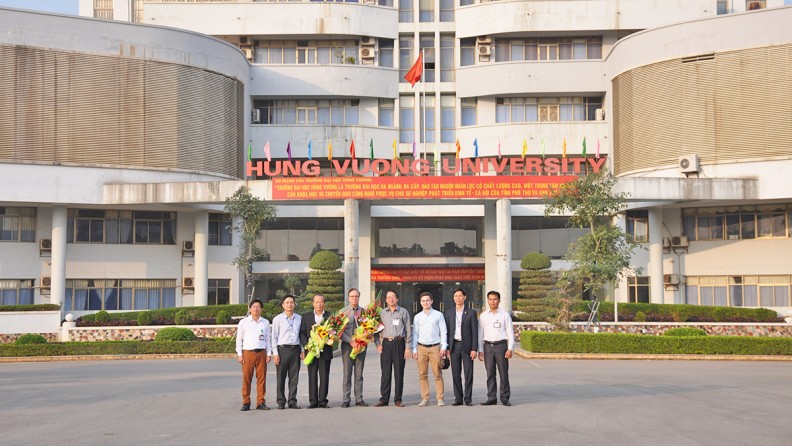 Ảnh trường đại học hùng vương